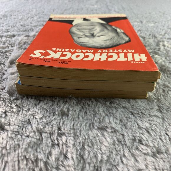 Vintage Mystery Magazine Lot Alfred Hitchcock Ellery Queen May Dec 1971 Feb 1974 - Picture 15 of 16